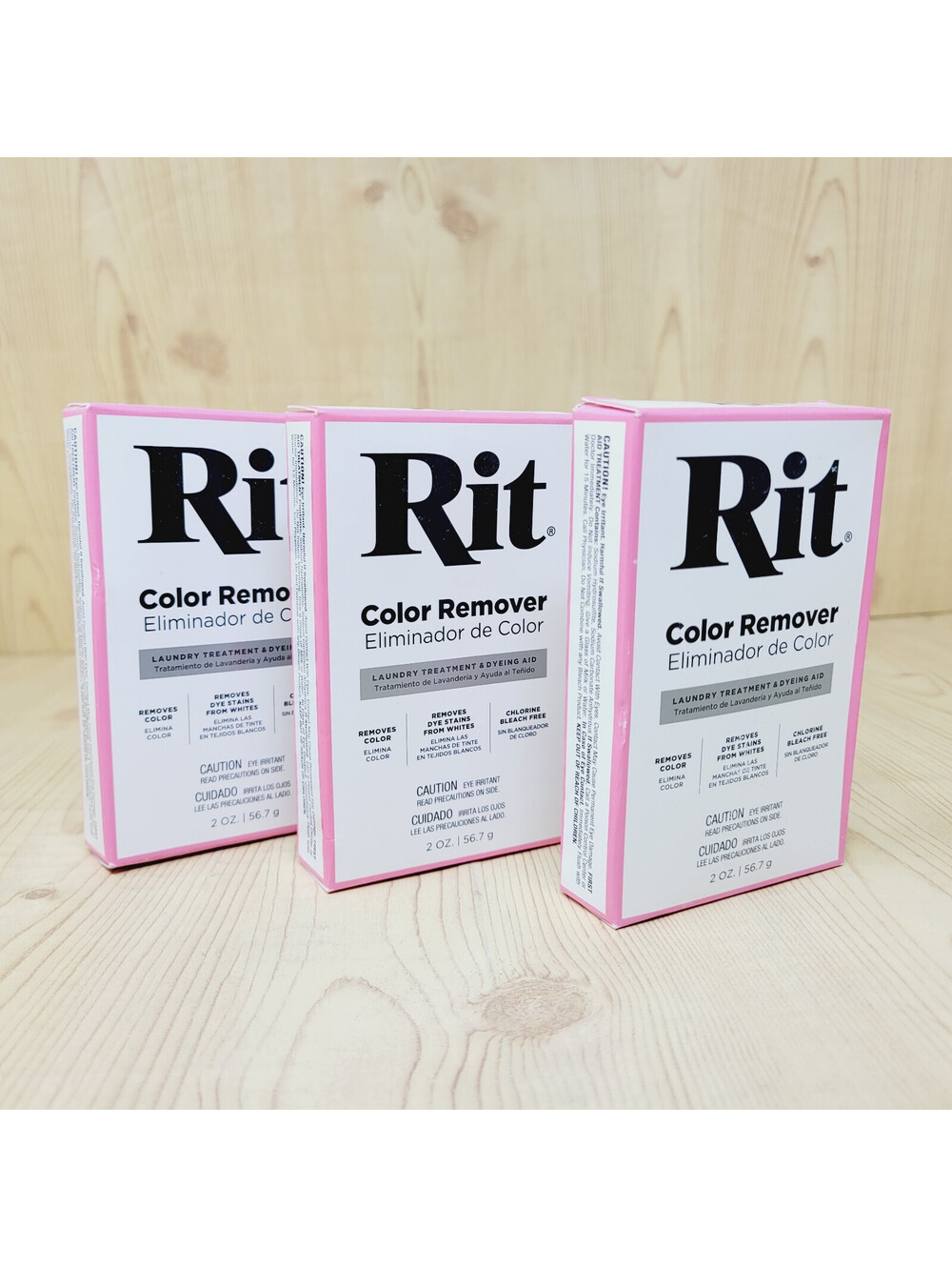 3X Rit Laundry Treatment Color Remover Powder 2 oz (6 oz Total) New Packs